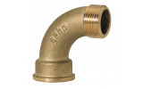 Mosadzný oblúk 90° MF 1/2" PN20